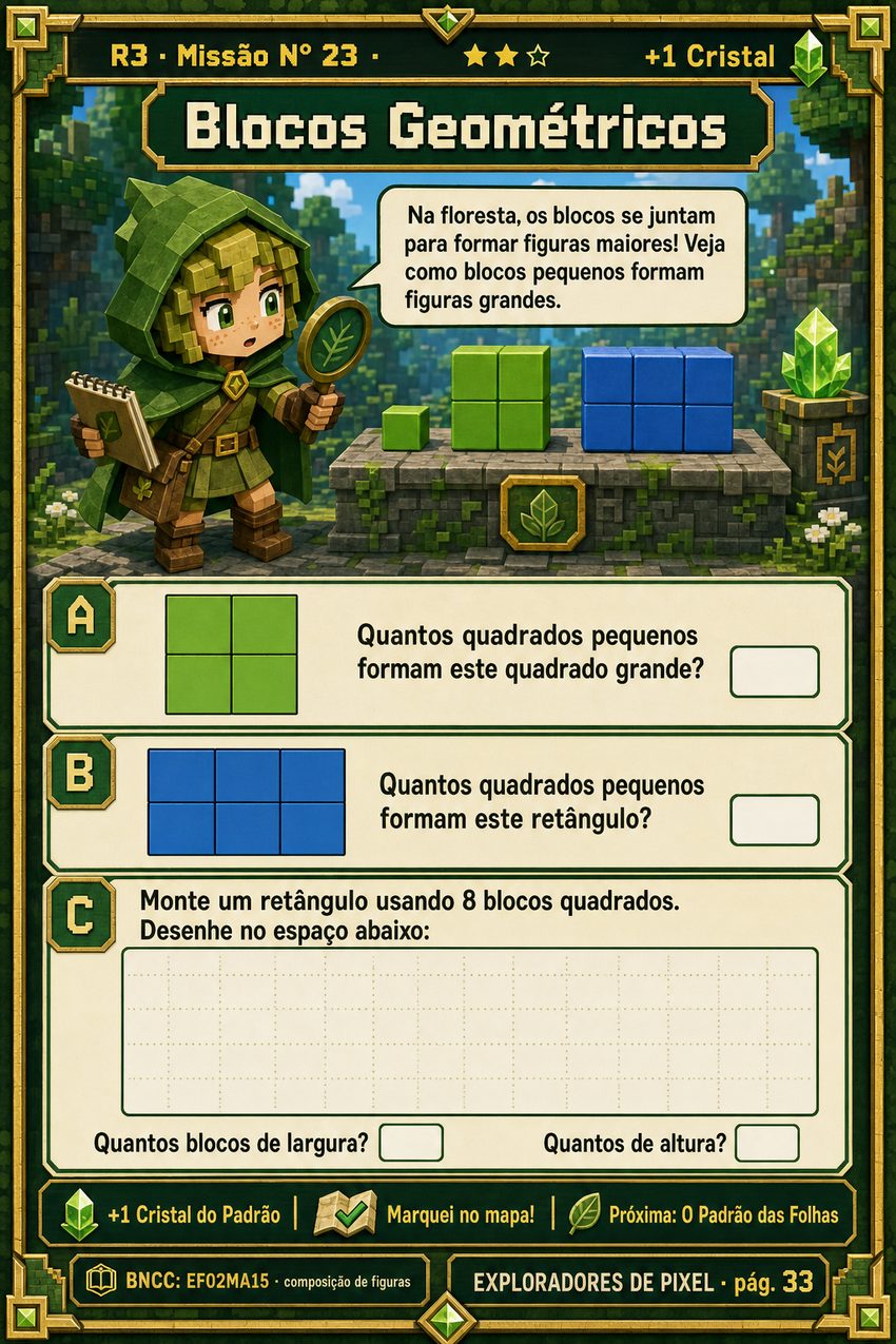 Sequências e padrões — o raciocínio que a escola cobra e ninguém treina.