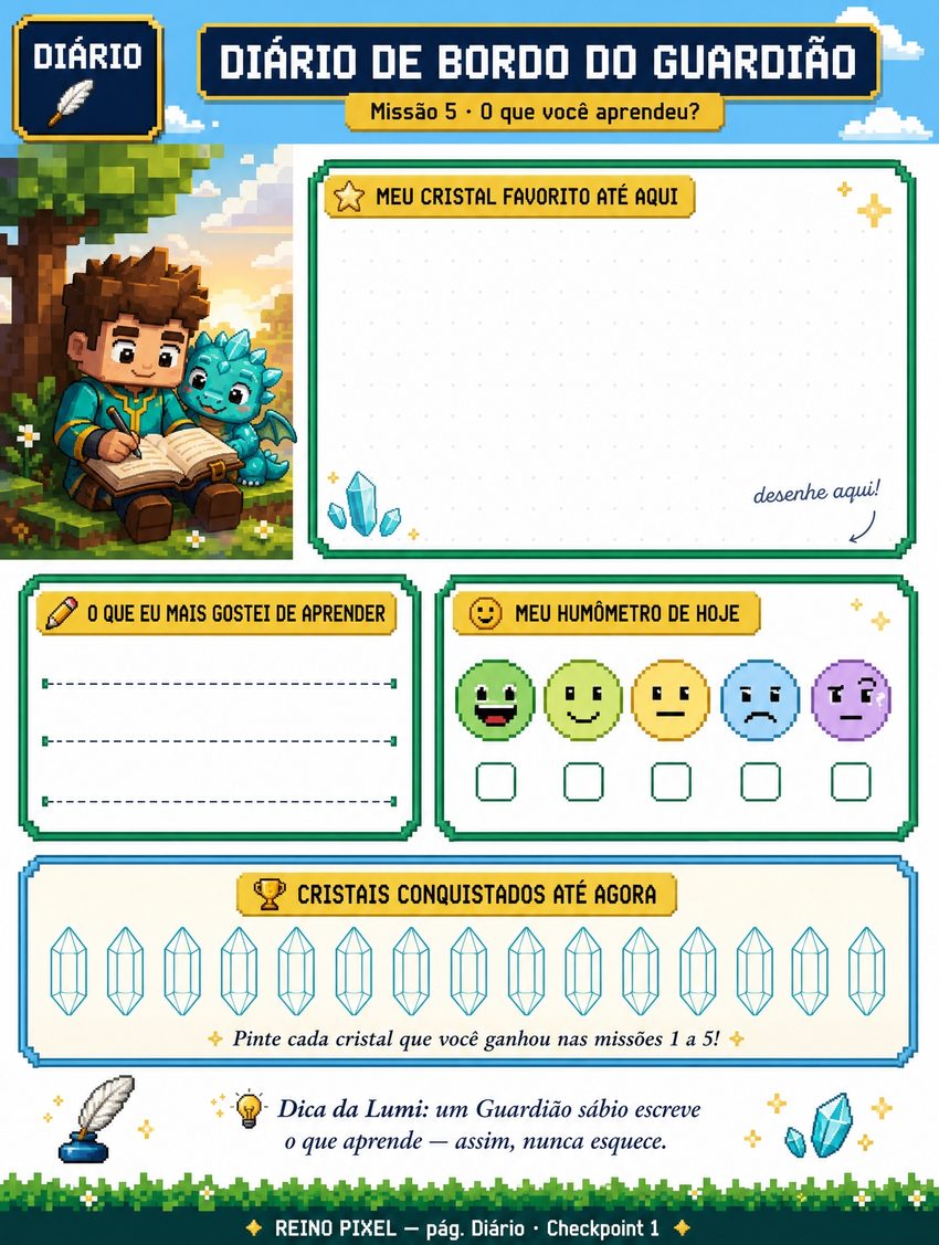 Certificado com o nome dele, para pendurar na parede.